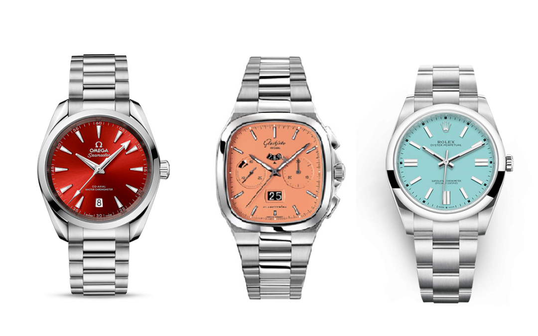 Top 5 des montres à cadran coloré pour l’été ❤️