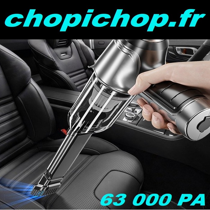 Mini aspirateur souffleur sans fil ULTRA puissant 63 000 PA ❤️ - Chopichop